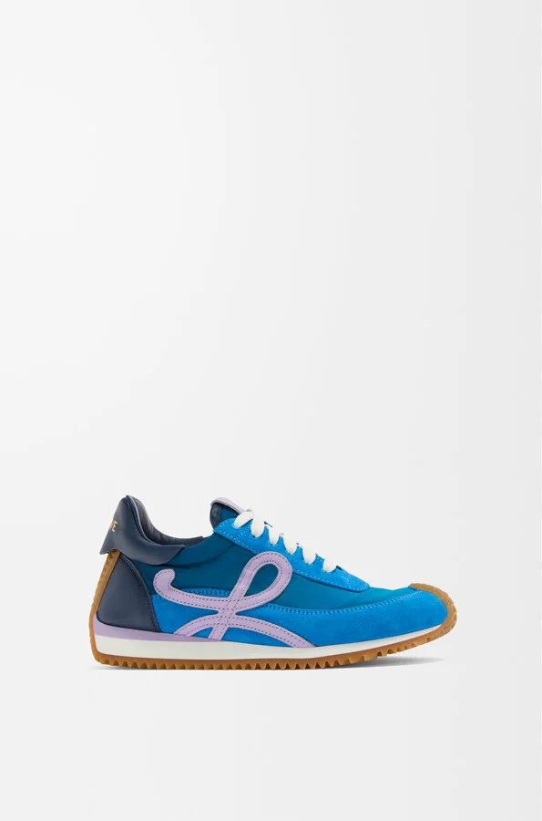 LOEWE - Flow Runner 2.0 In Nylon And Suede Size: 36 For Woman