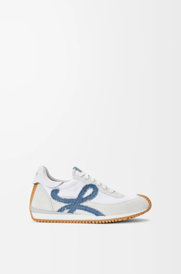 LOEWE - Flow Runner 2.0 In Nylon And Suede Size: 36 For Woman