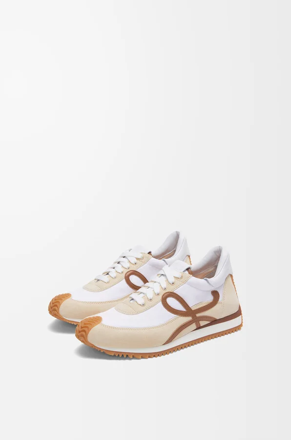 LOEWE - Flow Runner 2.0 In Nylon And Suede Size: 37 For Woman - Image 2