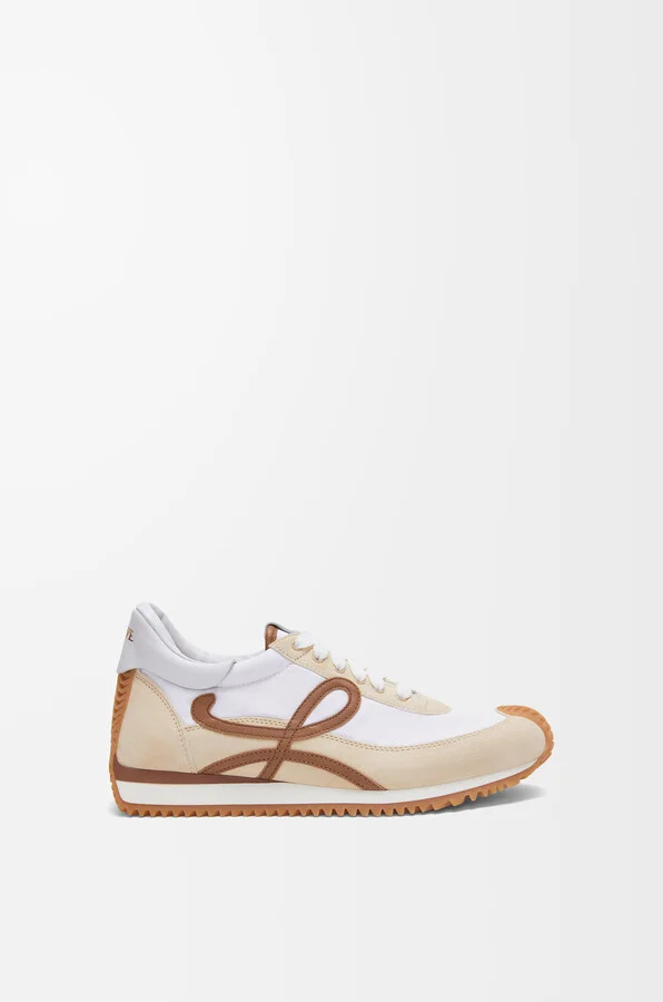 LOEWE - Flow Runner 2.0 In Nylon And Suede Size: 37 For Woman