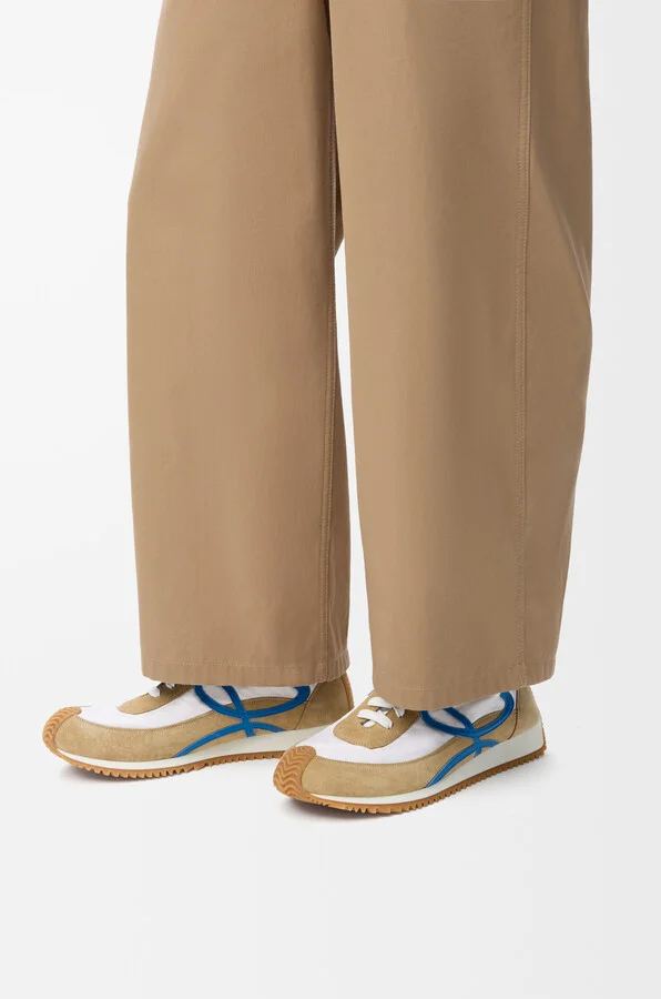 LOEWE - Flow Runner 2.0 In Nylon And Suede Size: 39 For Man - Image 2