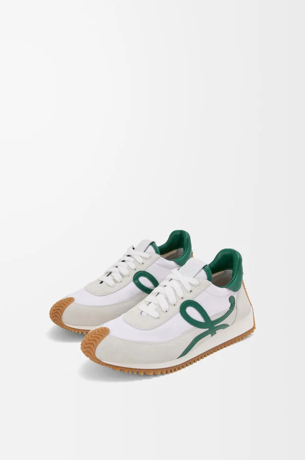 LOEWE - Flow Runner 2.0 In Nylon And Suede Size: 39 For Man - Image 3