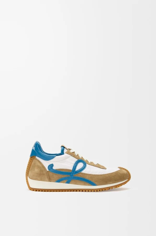 LOEWE - Flow Runner 2.0 In Nylon And Suede Size: 39 For Man