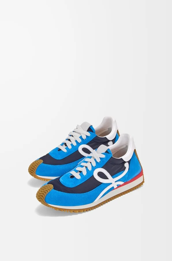 LOEWE - Flow Runner 2.0 In Nylon And Suede Size: 41 For Man - Image 2