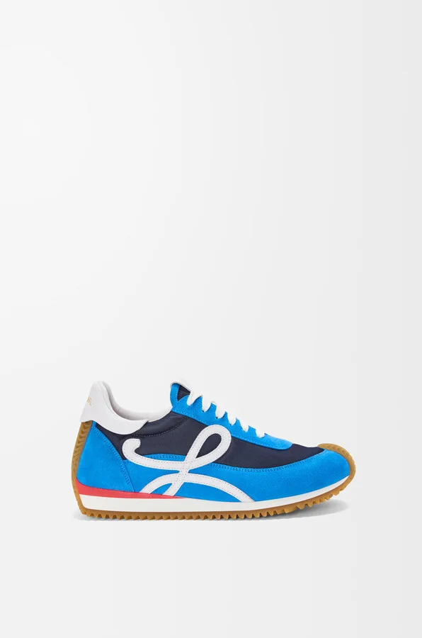LOEWE - Flow Runner 2.0 In Nylon And Suede Size: 41 For Man