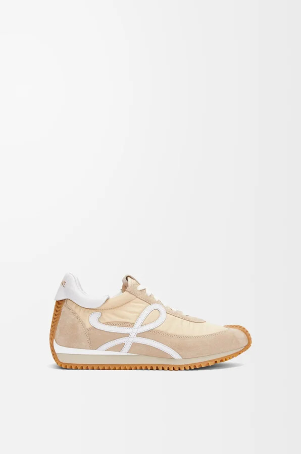 LOEWE - Flow Runner In Nylon And Suede Size: 36 For Woman