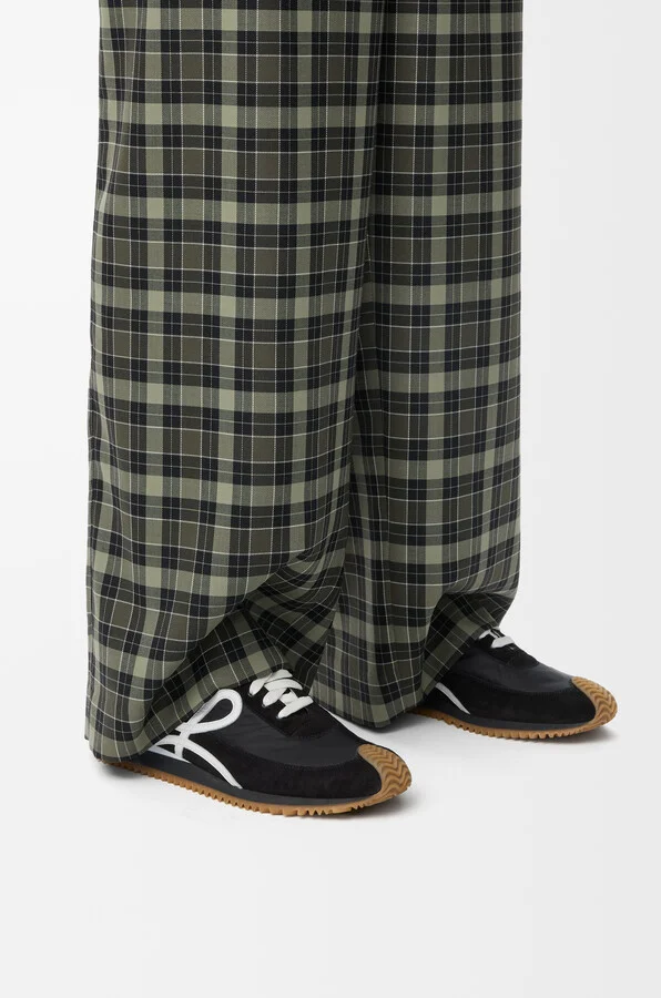 LOEWE - Flow Runner In Nylon And Suede Size: 39 For Man - Image 2