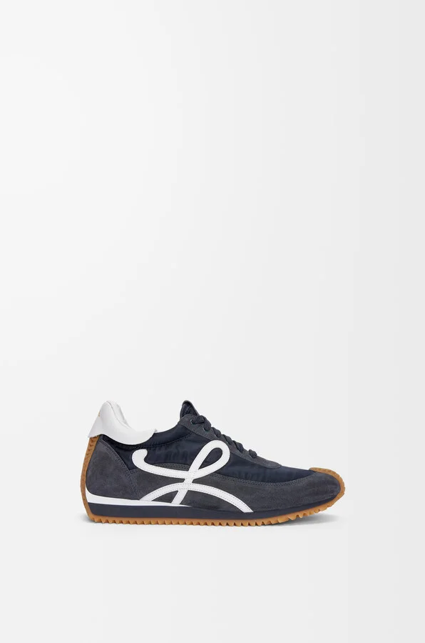 LOEWE - Flow Runner In Nylon And Suede Size: 39 For Man