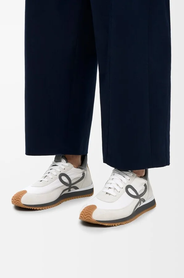 LOEWE - Flow Runner In Nylon And Suede Size: 40 For Man - Image 2