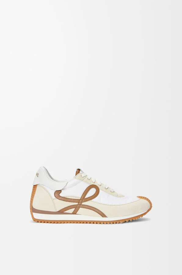 LOEWE - Flow Runner In Nylon And Suede Size: 41 For Man