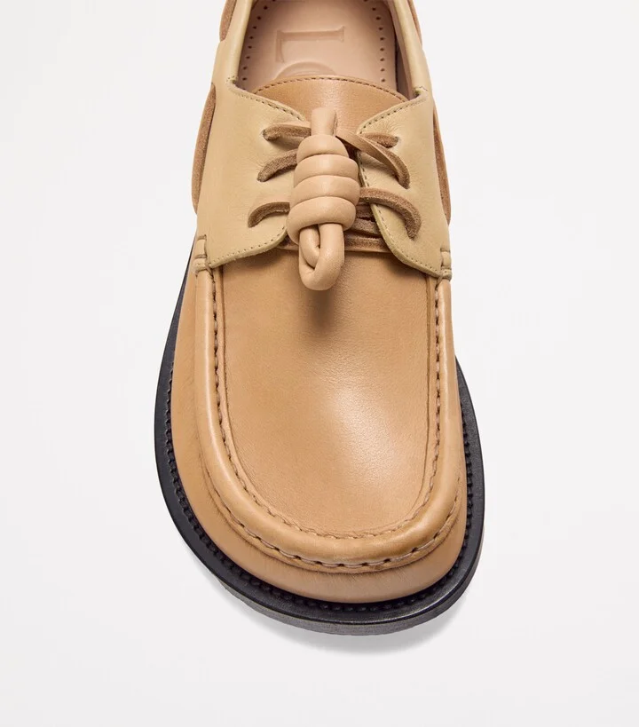 Loewe Leather Campo Boat Shoes - Image 5