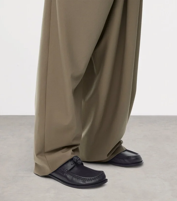 Loewe Leather Campo Boat Shoes - Image 2