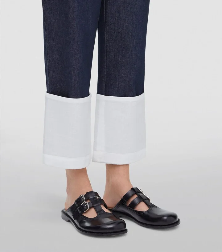 Loewe Leather Campo Mary Jane Mules - Image 4