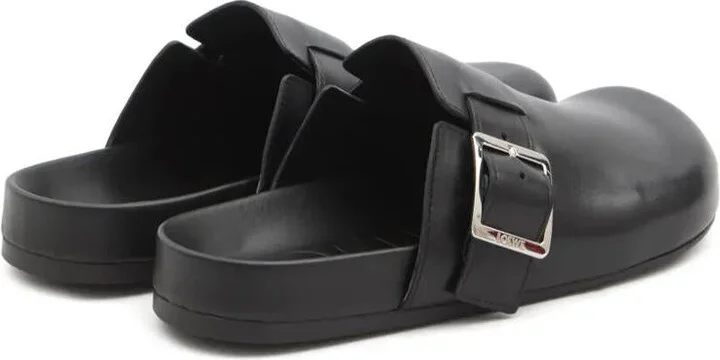 Loewe Leather Ease Buckle Mule Shoes - Image 3