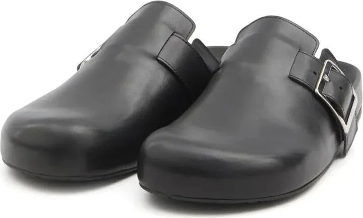 Loewe Leather Ease Buckle Mule Shoes - Image 4