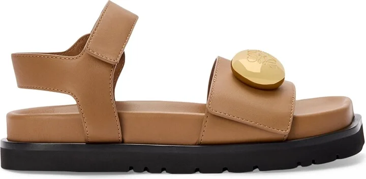 Loewe Leather Pebble Fussbett Sandals