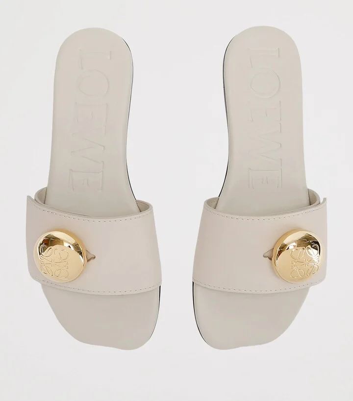 Loewe Leather Pebble Sandals - Image 4