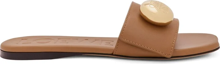 Loewe Leather Pebble Sandals