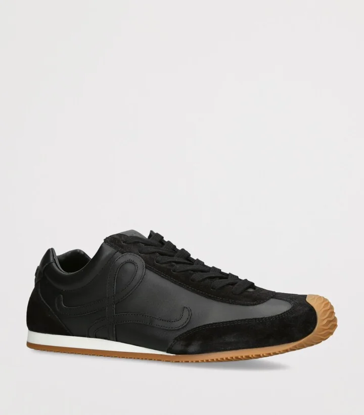 Loewe Leather-Suede Ballet Runner 2.0 Sneakers - Image 3