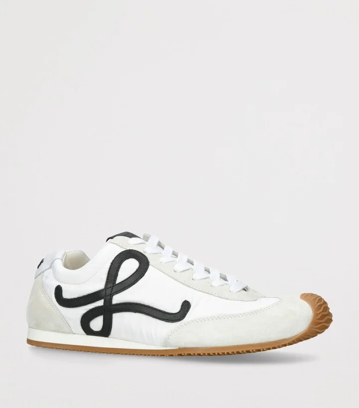 Loewe Leather-Suede Ballet Runner 2.0 Sneakers - Image 3
