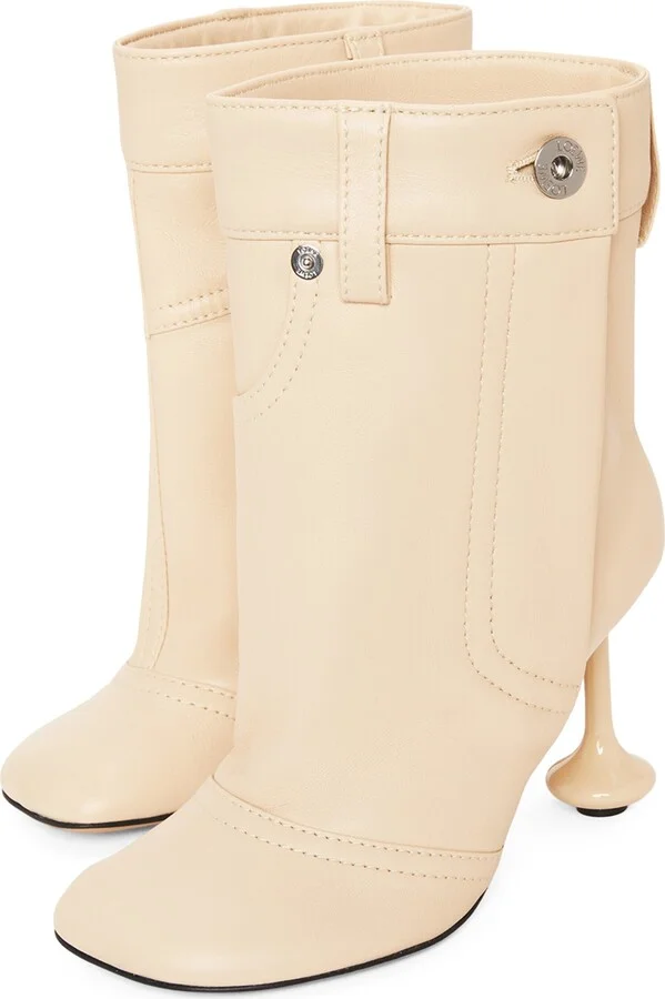 Loewe Leather Toy Ankle Boots 90 - Image 3