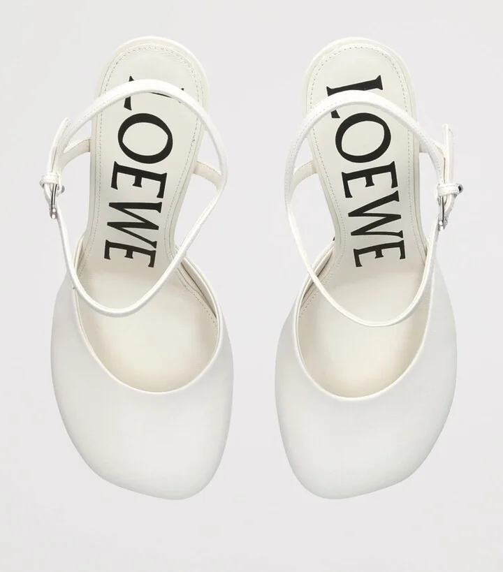 Loewe Leather Toy Ankle-Strap Pumps 90 - Image 4