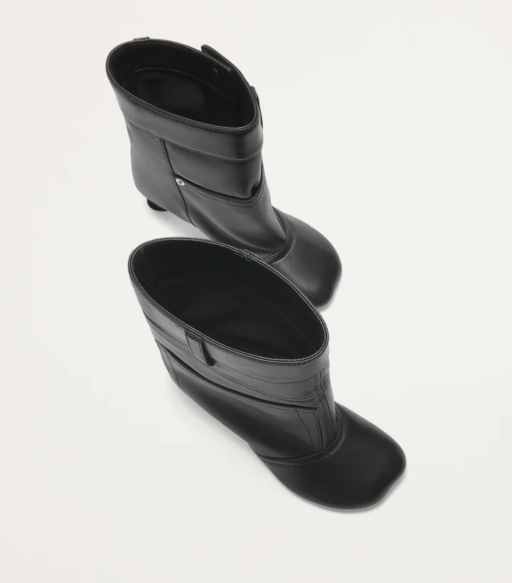 Loewe Leather Toy Panta Ankle Boots 45 - Image 2