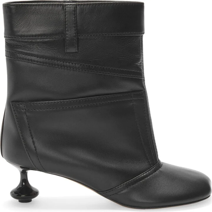 Loewe Leather Toy Panta Ankle Boots 45