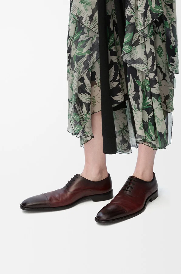 LOEWE - Loewe Crown Oxford In Brushed leather skin Size: 38 For Woman - Image 2