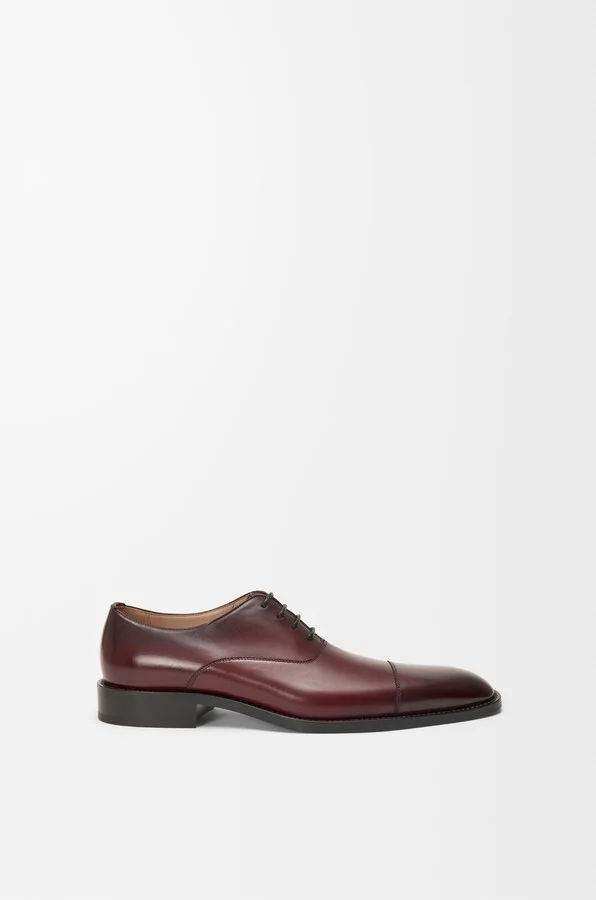 LOEWE - Loewe Crown Oxford In Brushed leather skin Size: 38 For Woman