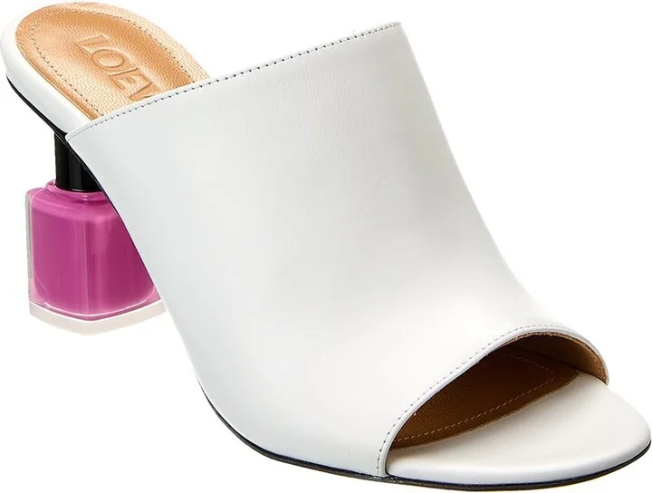 Loewe Nail Polish Leather Sandal