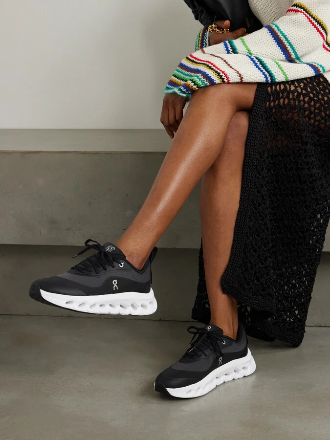 LOEWE - + On Cloudtilt 2.0 Stretch Recycled-knit Sneakers - Black - Image 2