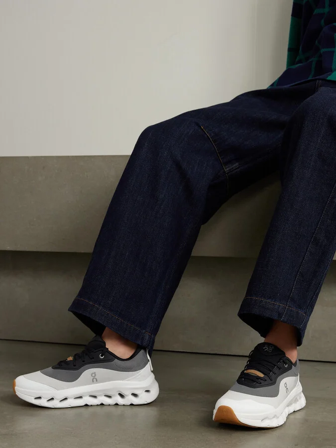 LOEWE - + On Cloudtilt 2.0 Stretch Recycled-knit Sneakers - Gray - Image 2
