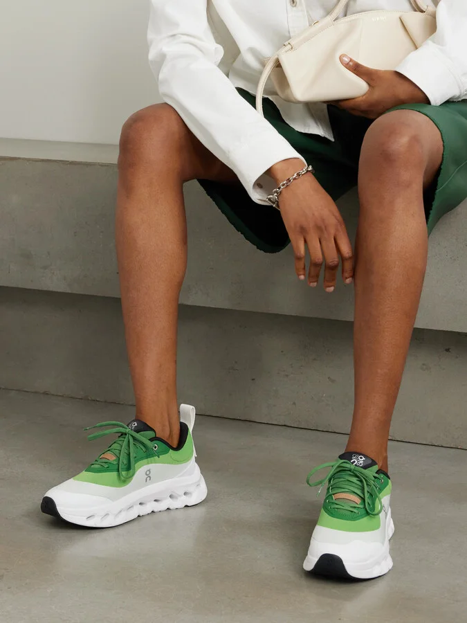 LOEWE - + On Cloudtilt 2.0 Stretch Recycled-knit Sneakers - Green - Image 2