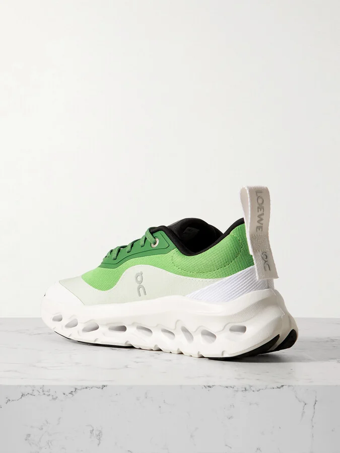 LOEWE - + On Cloudtilt 2.0 Stretch Recycled-knit Sneakers - Green - Image 3