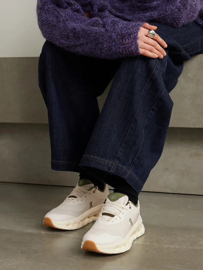 LOEWE - + On Cloudtilt 2.0 Stretch Recycled-knit Sneakers - Green - Image 2