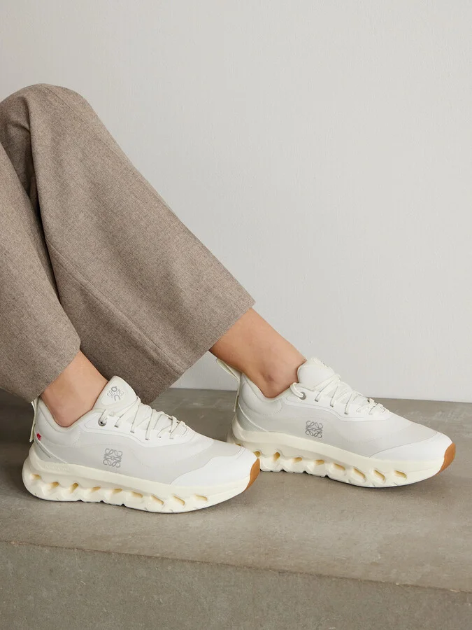LOEWE - + On Cloudtilt 2.0 Stretch Recycled-knit Sneakers - White - Image 2