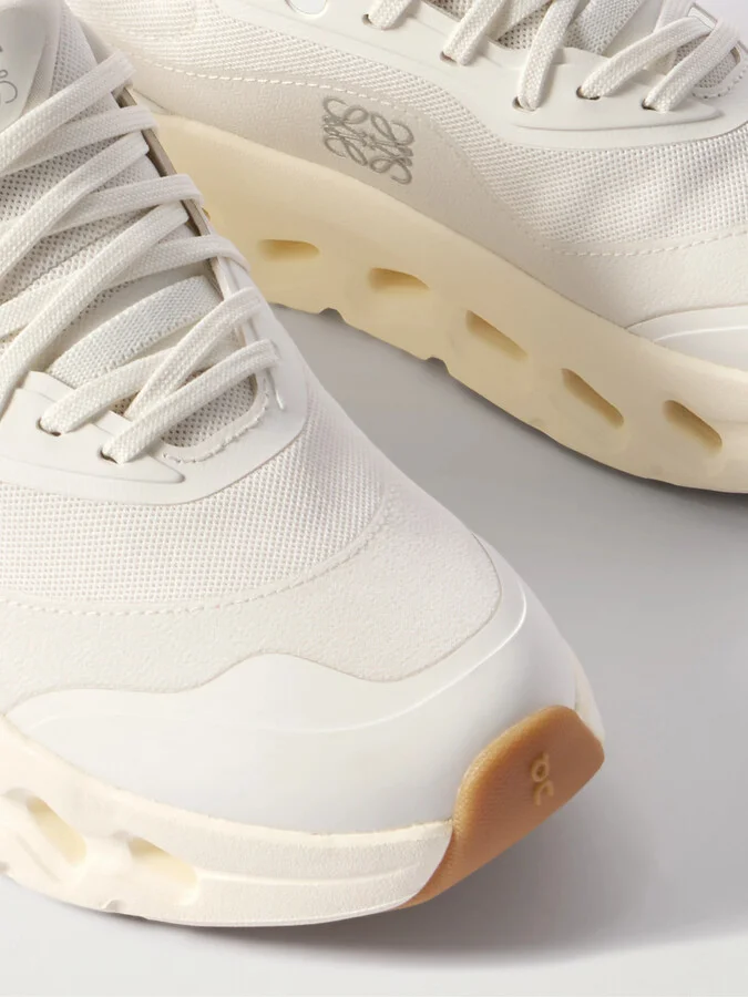 LOEWE - + On Cloudtilt 2.0 Stretch Recycled-knit Sneakers - White - Image 4