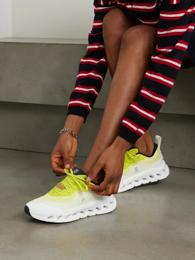 LOEWE - + On Cloudtilt 2.0 Stretch Recycled-knit Sneakers - Yellow - Image 2