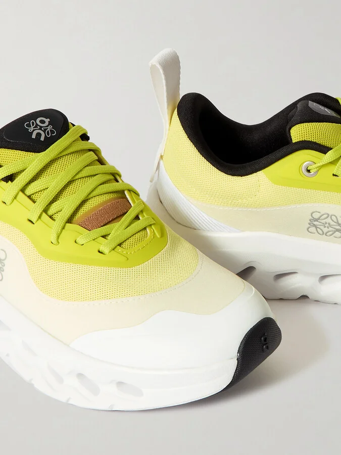 LOEWE - + On Cloudtilt 2.0 Stretch Recycled-knit Sneakers - Yellow - Image 4