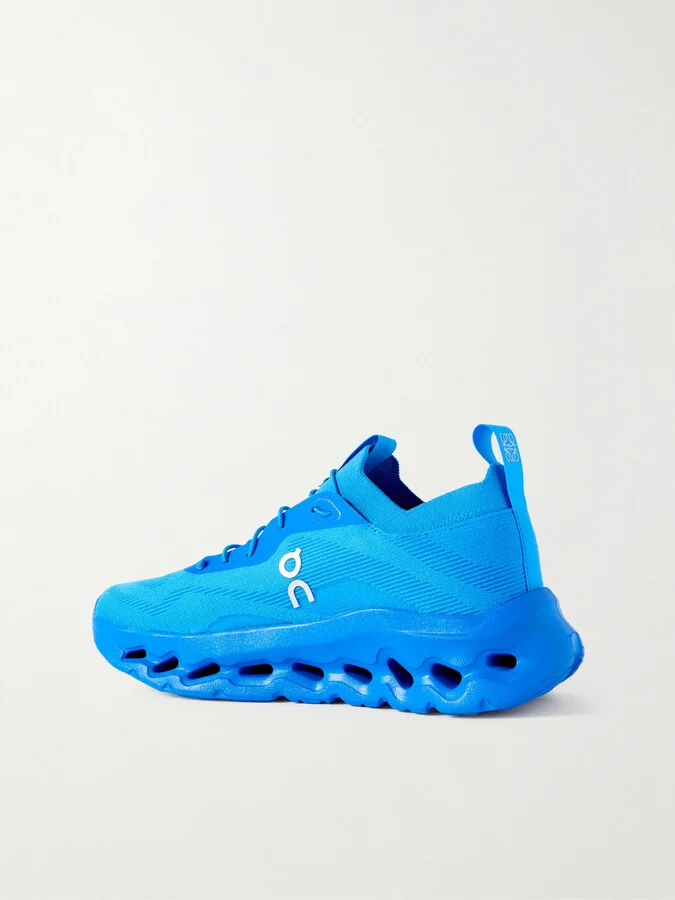 LOEWE - + On Cloudtilt Stretch Recycled-knit Sneakers - Blue - Image 3