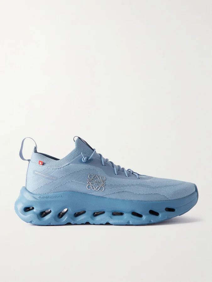 LOEWE - + On Cloudtilt Stretch Recycled-knit Sneakers - Blue