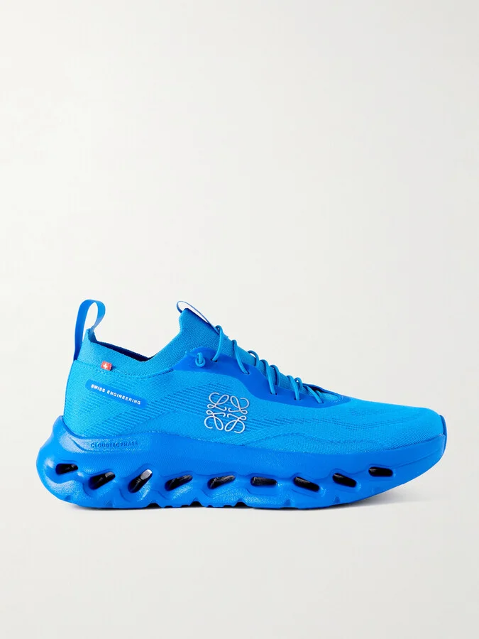 LOEWE - + On Cloudtilt Stretch Recycled-knit Sneakers - Blue