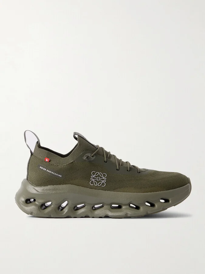 LOEWE - + On Cloudtilt Stretch Recycled-knit Sneakers - Green