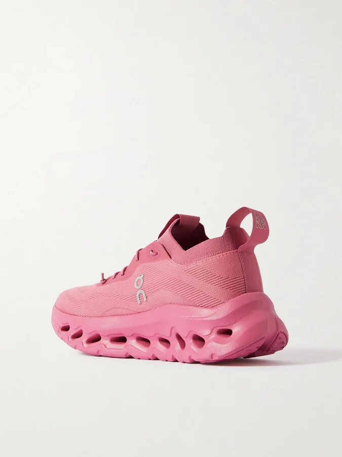 LOEWE - + On Cloudtilt Stretch Recycled-knit Sneakers - Pink - Image 3