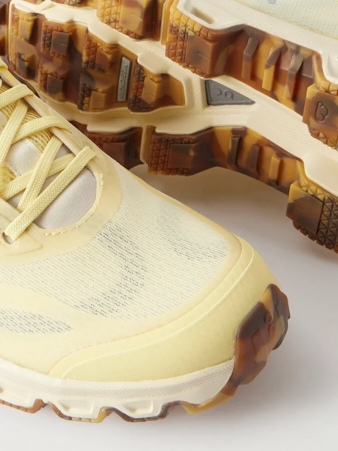LOEWE - + On Cloudventure 2.0 Rubber-trimmed Paneled Recycled-mesh Sneakers - Yellow - Image 4