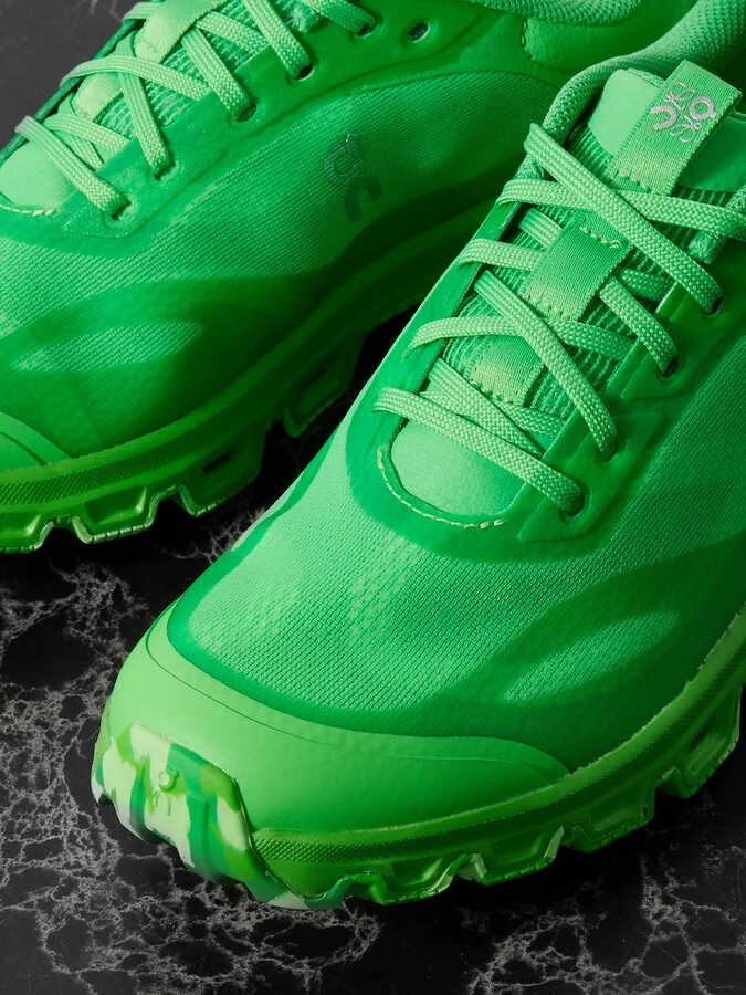 LOEWE - + On Cloudventure 2.0 Rubber-trimmed Recycled-mesh Sneakers - Green - Image 4