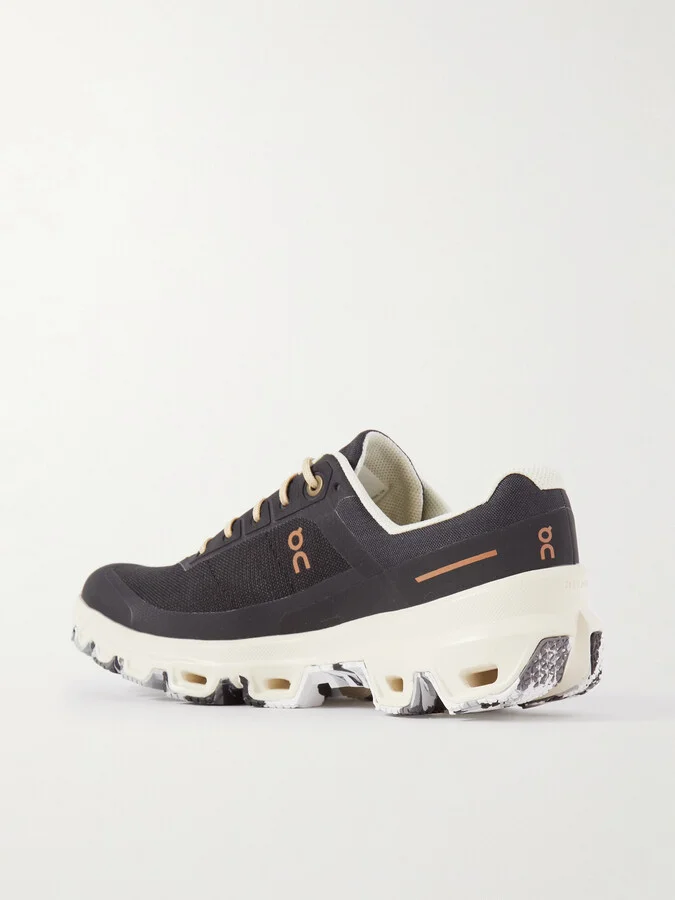 LOEWE - + On Cloudventure Recycled-canvas And Mesh Sneakers - Black - Image 3