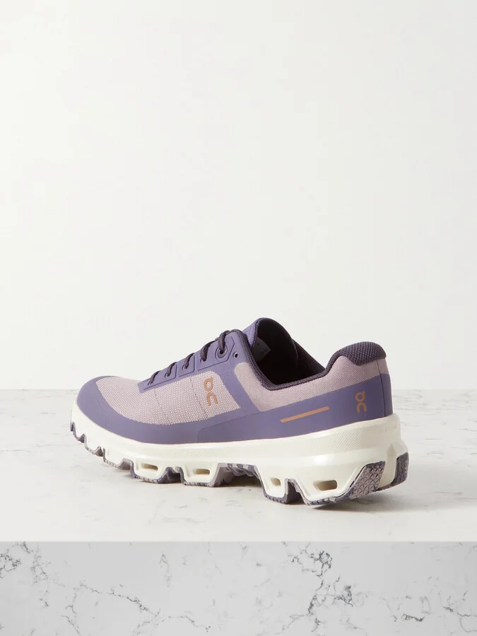 LOEWE - + On Cloudventure Recycled-canvas And Mesh Sneakers - Purple - Image 3
