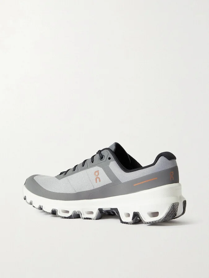 LOEWE - + On Cloudventure Rubber-trimmed Recycled-canvas Sneakers - Gray - Image 3